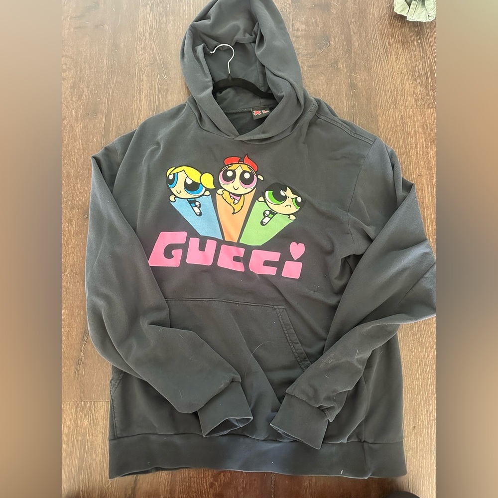 Black Hoodie with PowerPuff Girls